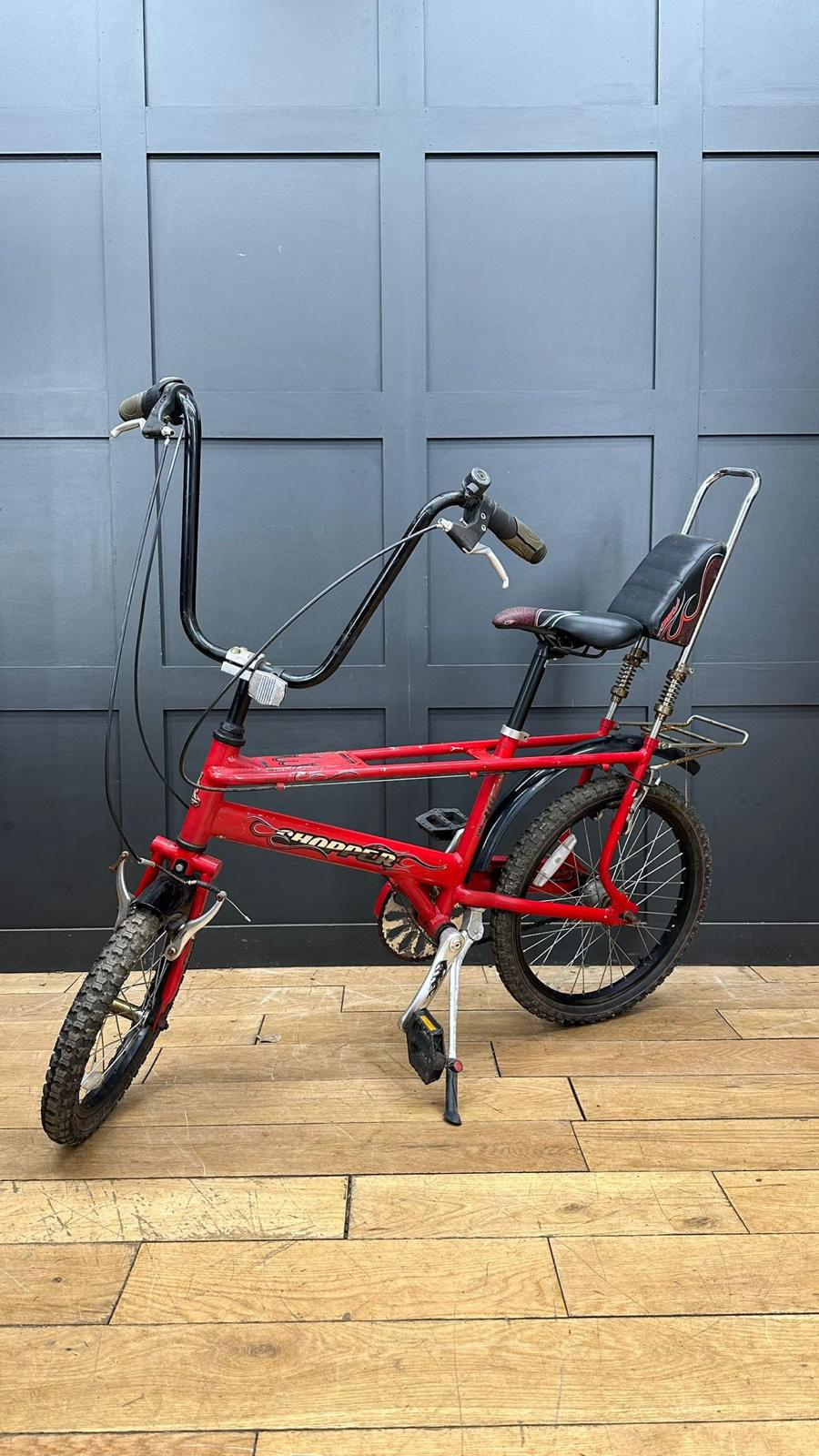 Retro Rare The Hot One Raleigh Chopper Bike Vintage Bicycle Red Cho RUSTIC WAREHOUSE NORFOLK