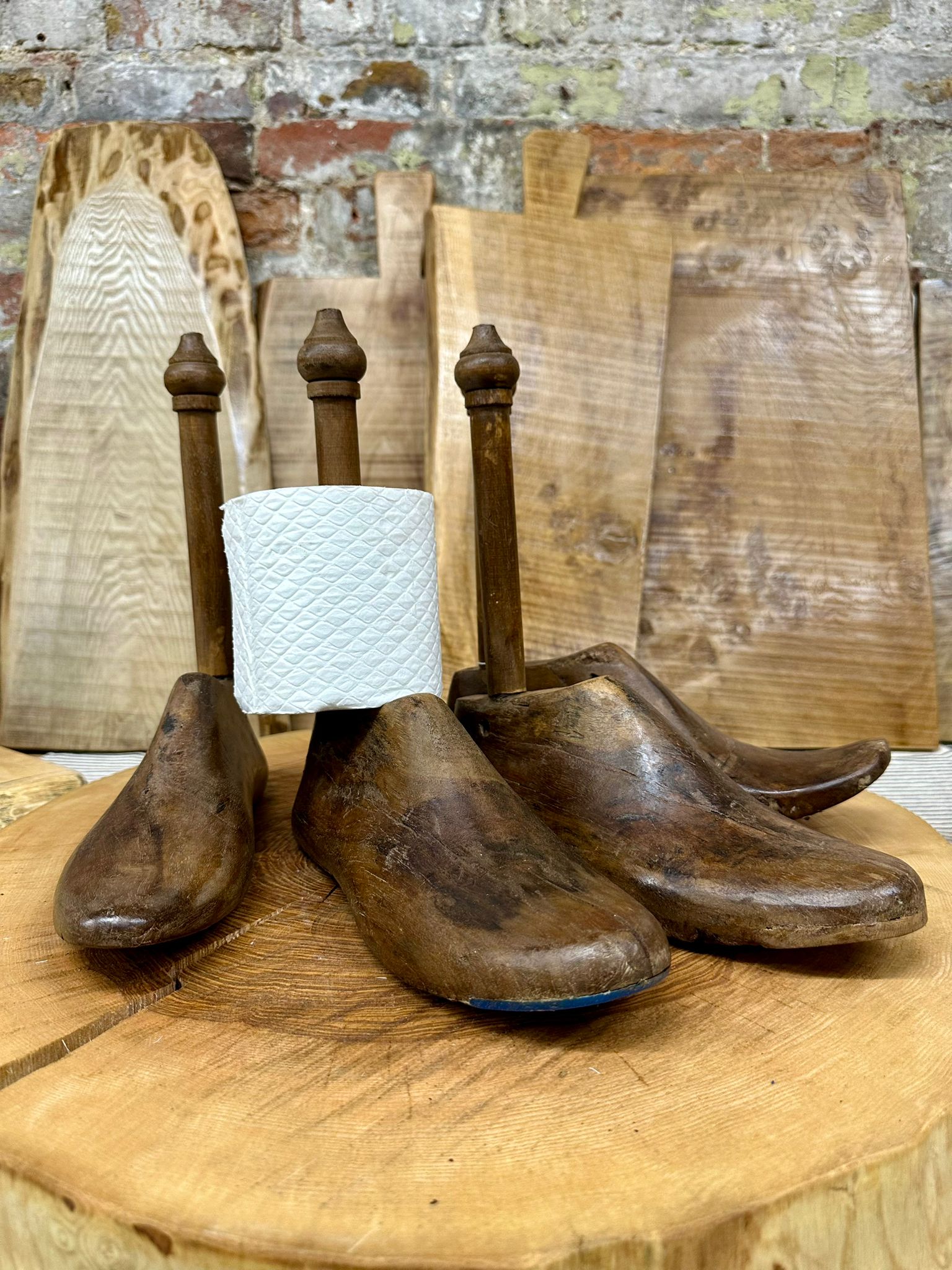 Old wooden shoe stretcher on sale