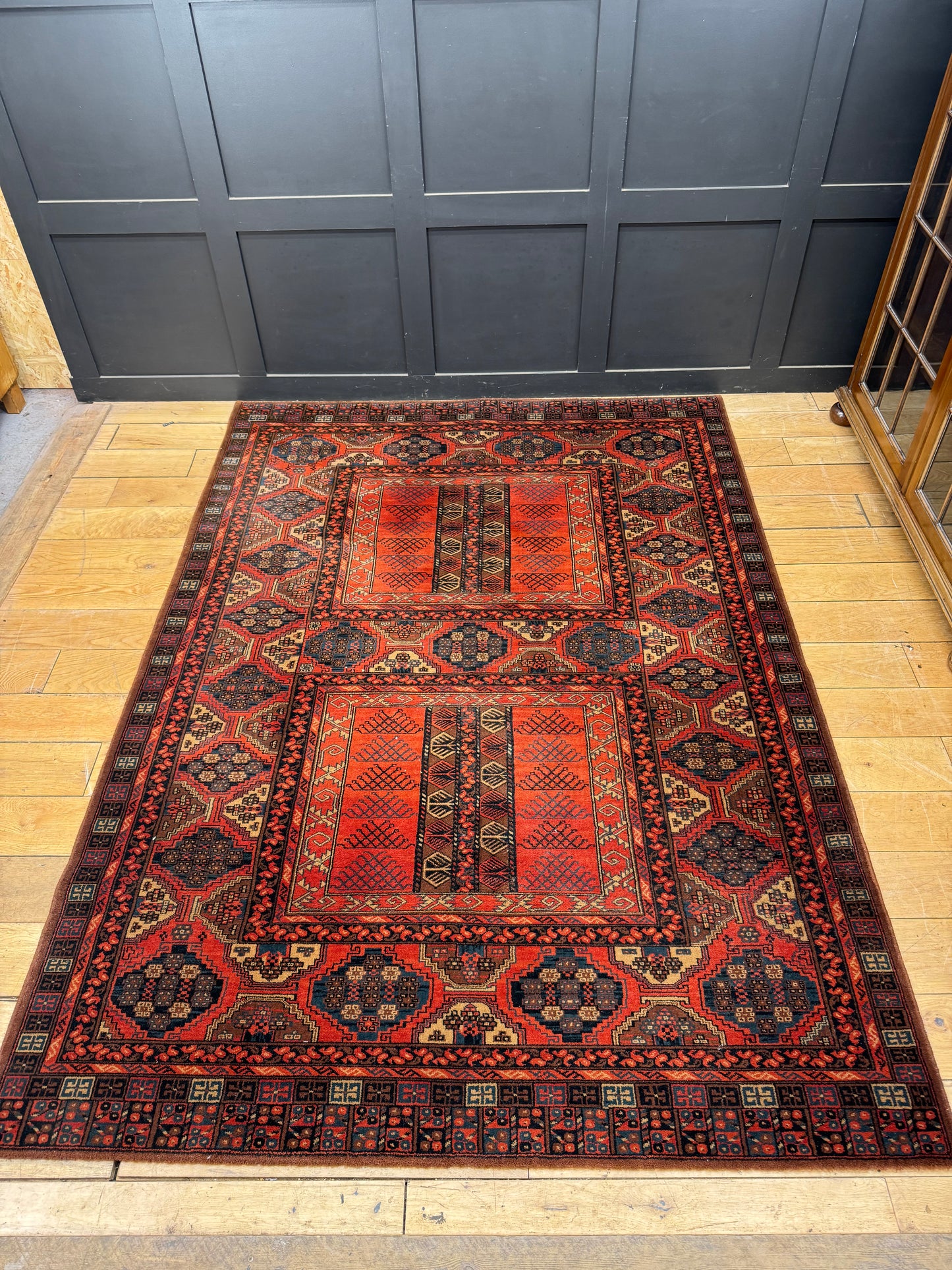 Vintage Louis De Poortere Mossoul Rug / Handmade New Zealand Wool 170 X 240