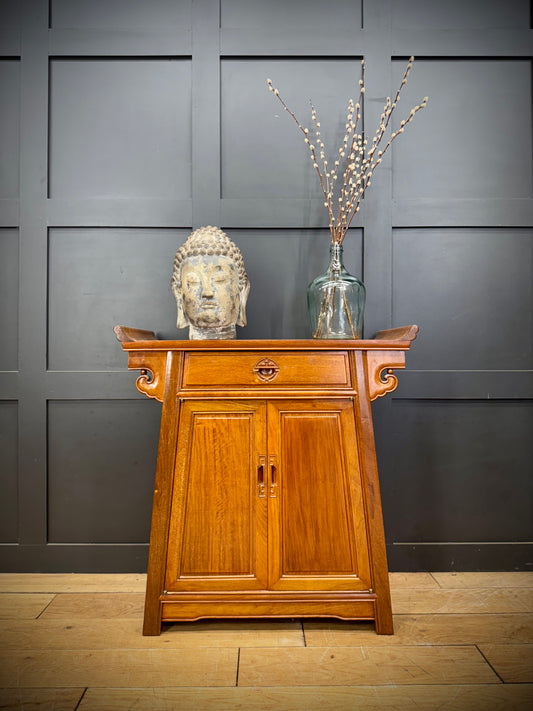 Vintage Chinese Sideboard - Oriental Cupboard - Chinese Alter Cabinet