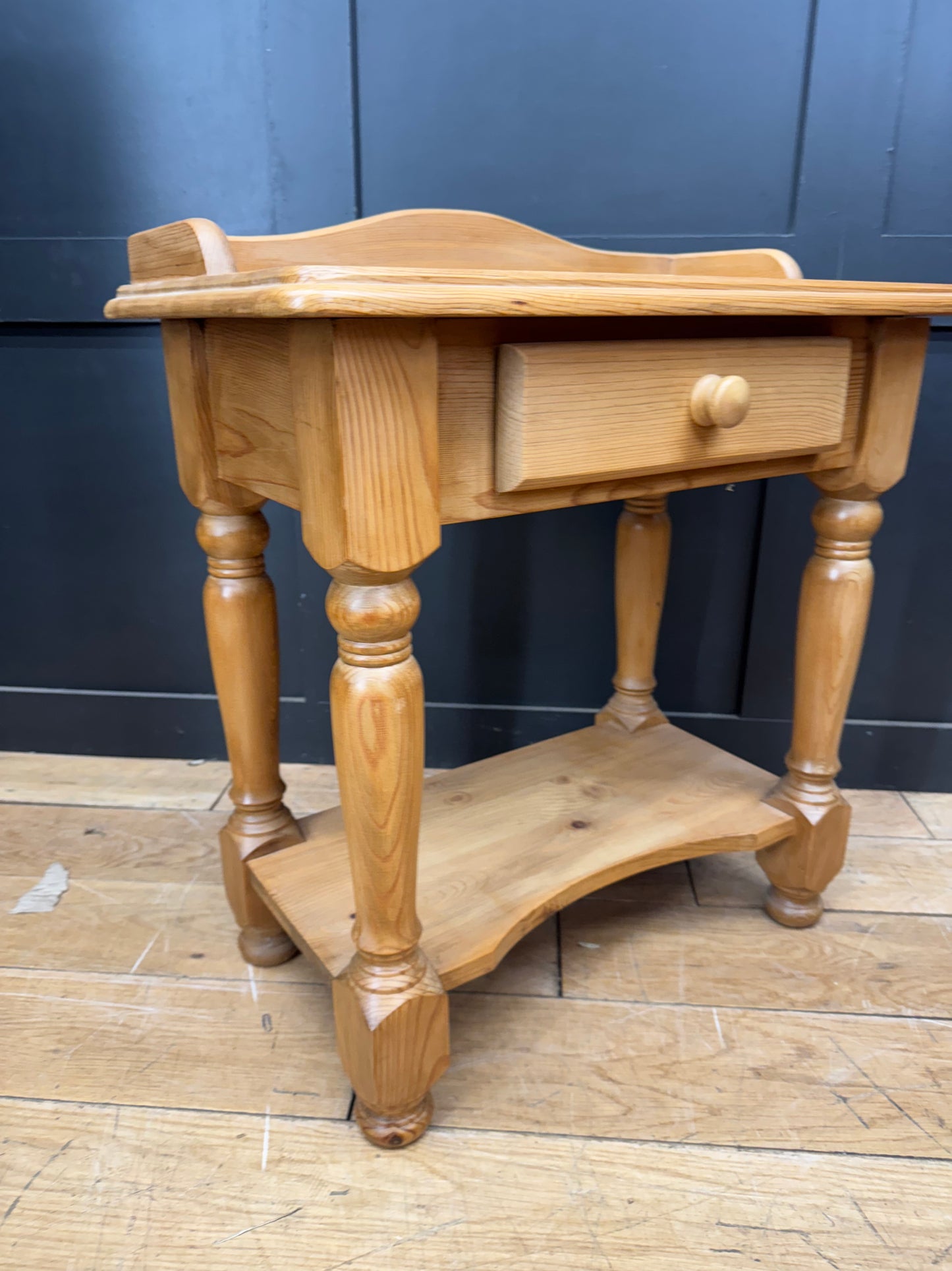 Vintage Pine Side Table / Bedroom Drawers / Bedside Table / Sofa Table