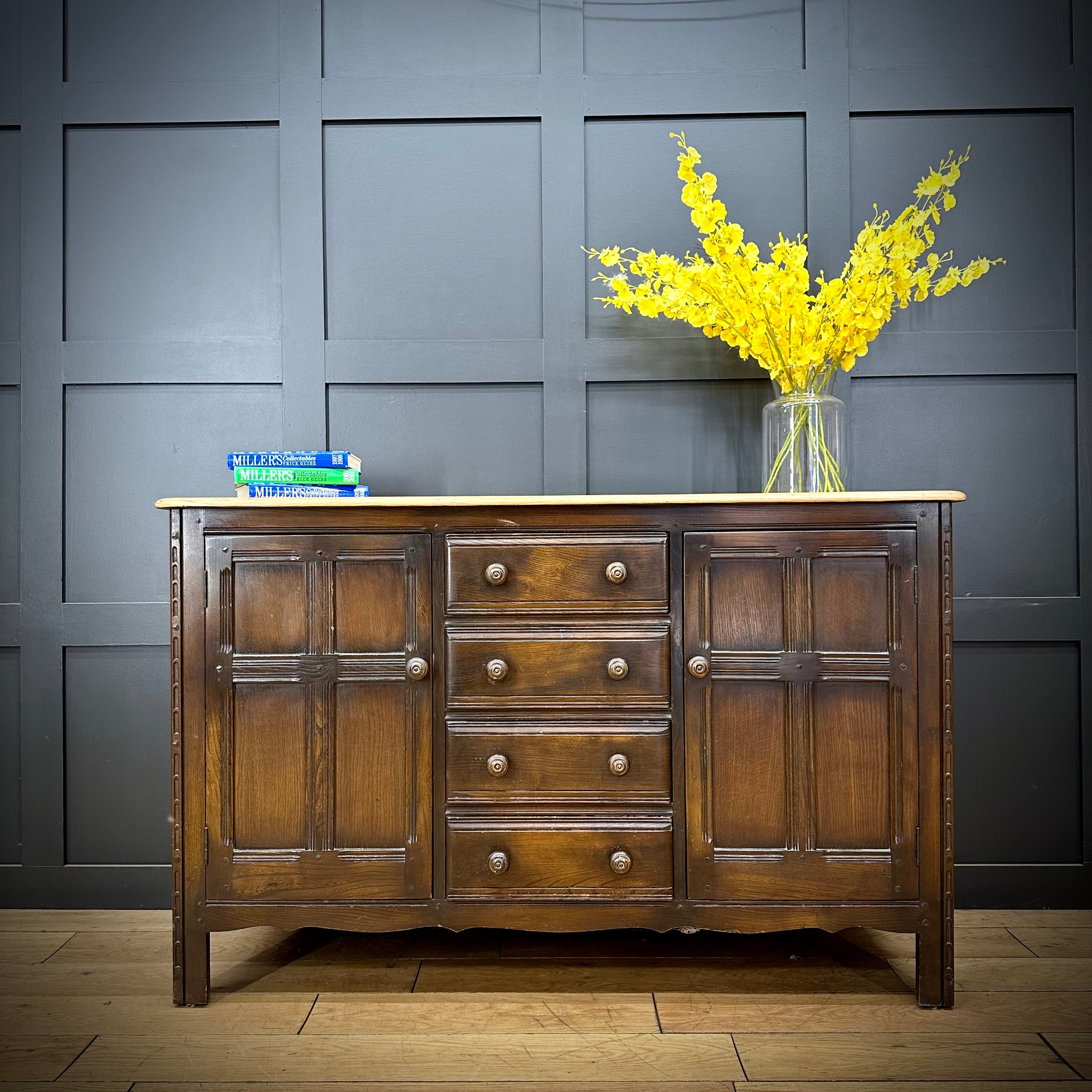 Ercol shop cocktail cabinet