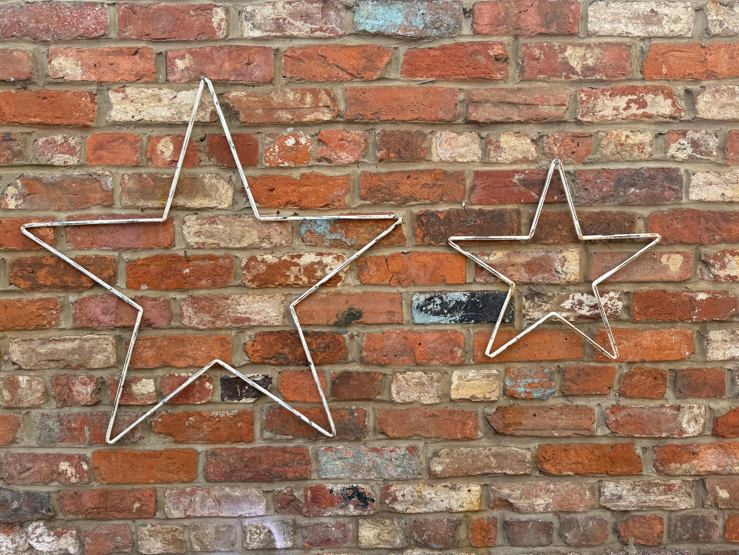 Rustic Metal Stars Christmas Home And Garden Decorations