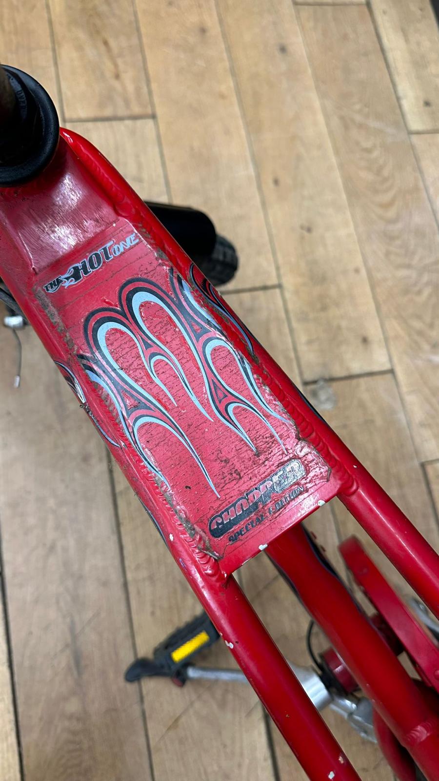 Retro Rare The Hot One Raleigh Chopper Bike / Vintage Bicycle/ Red Chopper MK3