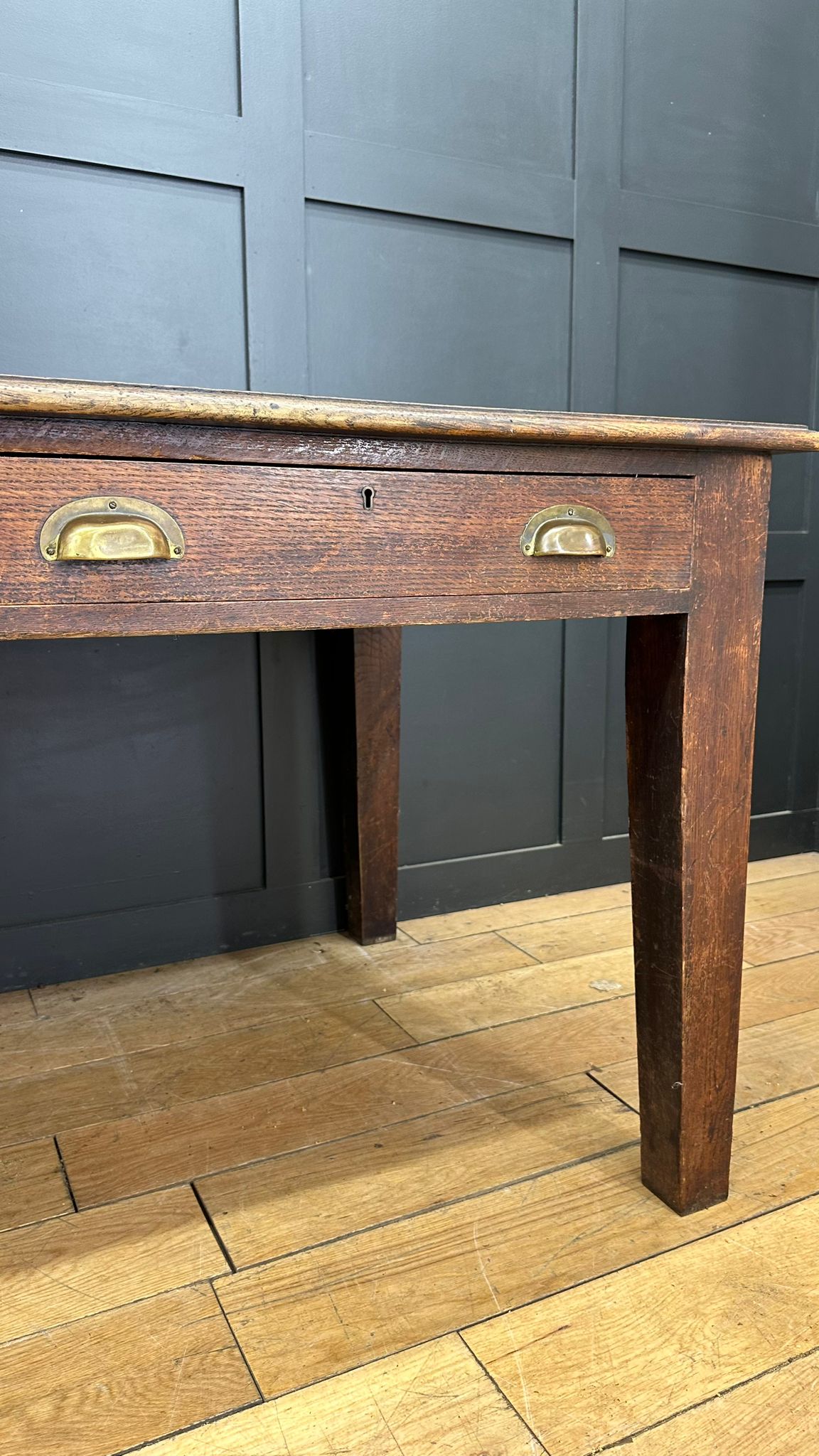 Antique Oak Desk / Large Office Desk / Oak Desk / Office Furniture George V